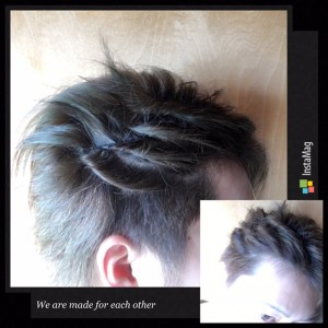 簡単ヘアアレンジ～！