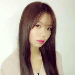 シースルーバング～逆グラデーションカラー