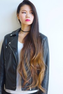 ルーズかきあげバング